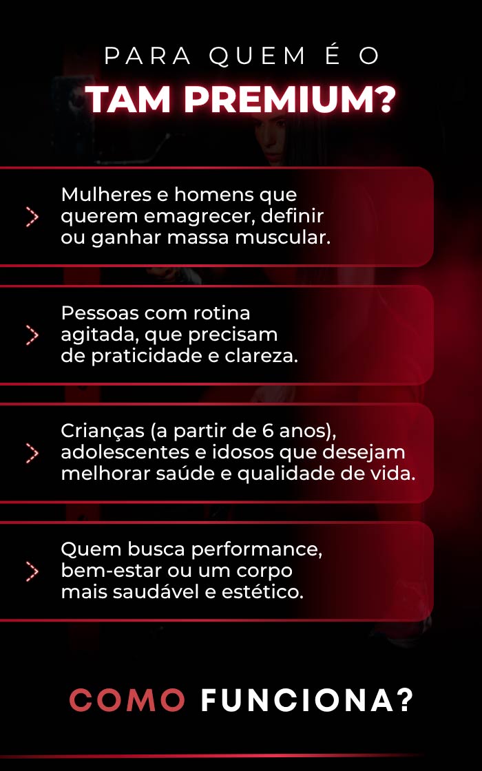 Para quem é o TAM Premium